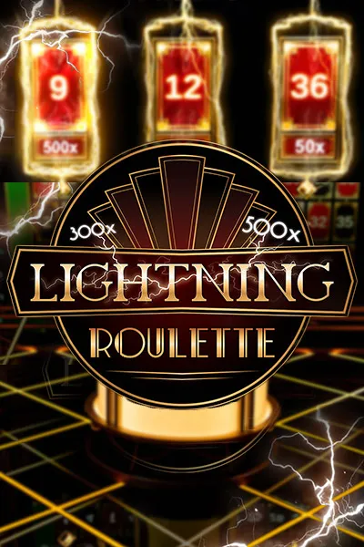Lightning Roulette slot game by Evolution